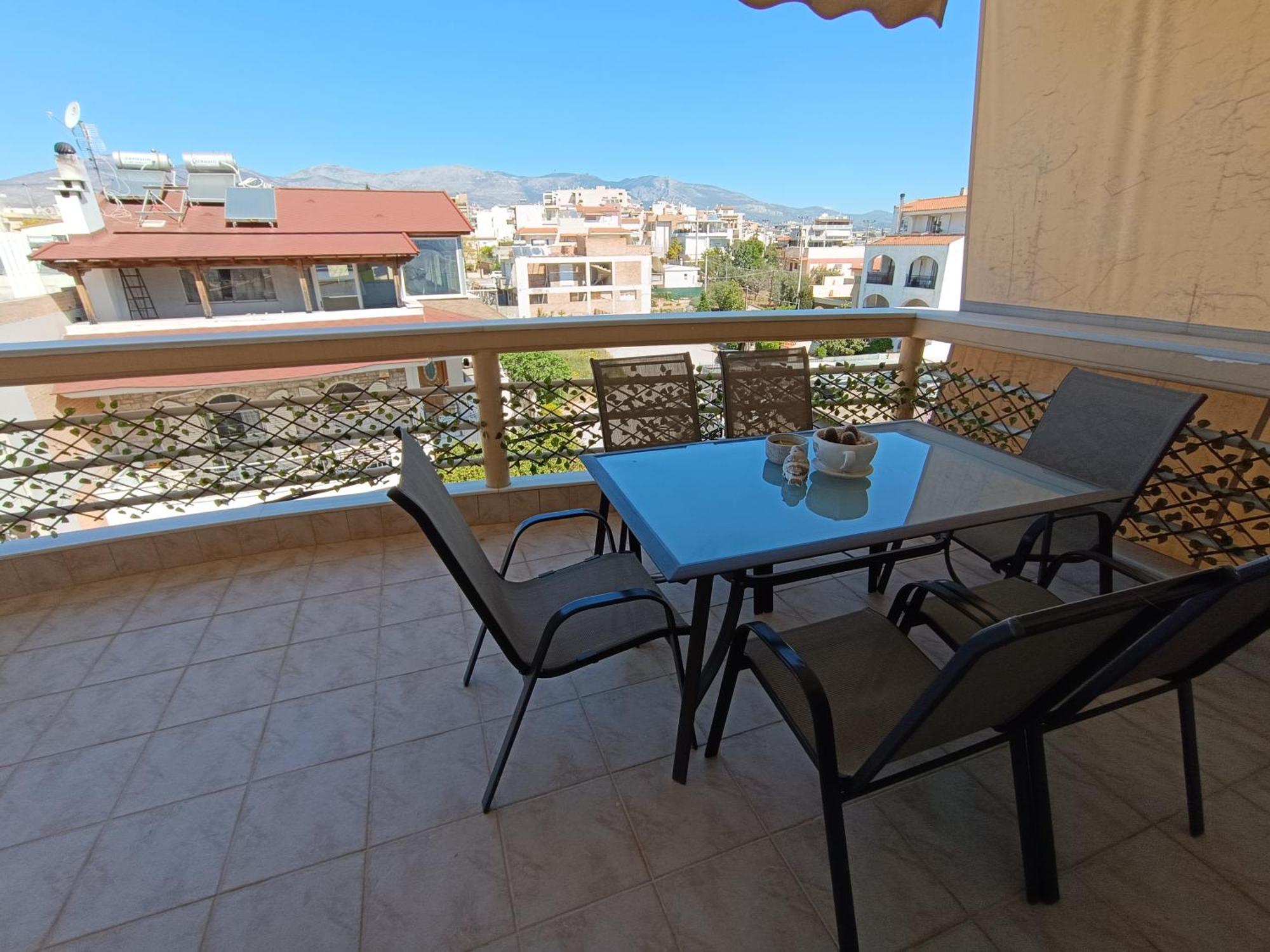 New Elegant Roof Apartment أخارنيس المظهر الخارجي الصورة